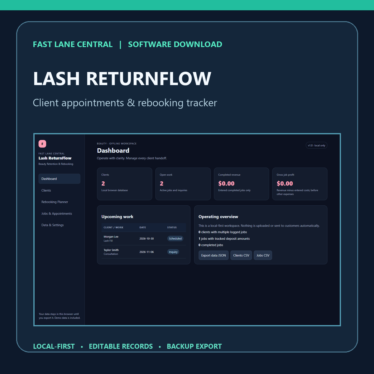 Lash ReturnFlow digital product cover